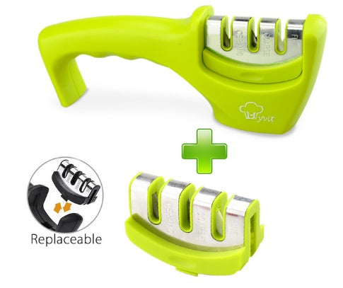 Manual Kitchen Knife Sharpener with Removable Sharpening Head – product image 12