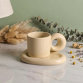 Nordic Ceramic Mug & Tray Set