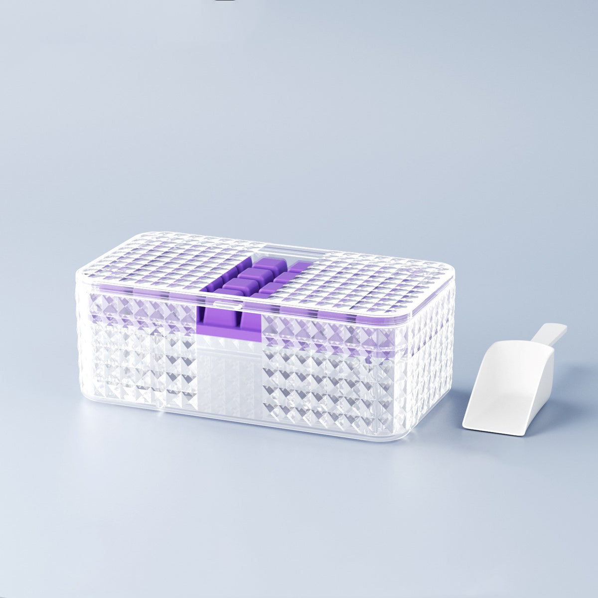 Silicone Ice Cube Tray with Lid & Storage Box – image 8
