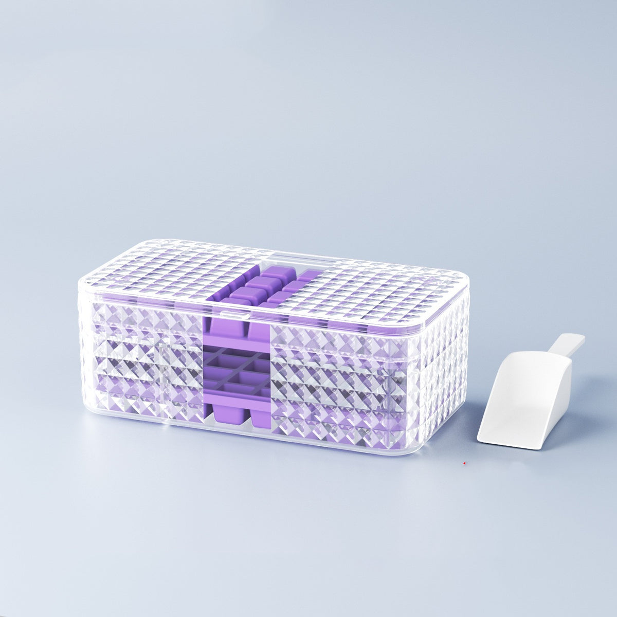 Silicone Ice Cube Tray with Lid & Storage Box – image 4