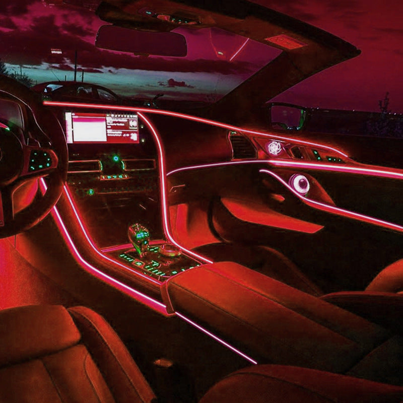 Flexible USB Car Interior Ambient LED Light Strip – image 3