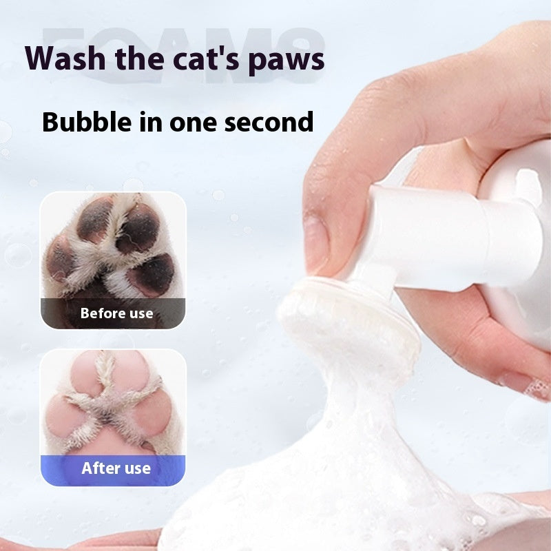 Pet Paw Cleaning Foam with Silicone Brush – 150ml – product image 7