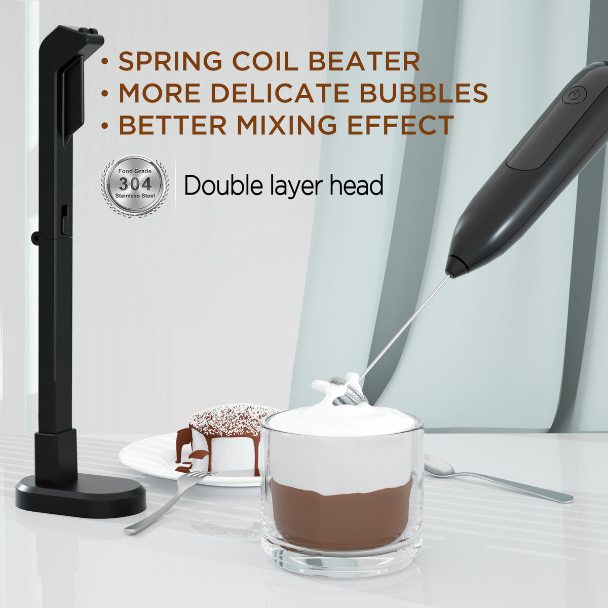 Cordless Handheld Egg Beater & Mixer – image 4