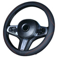 Non-Slip Leather Steering Wheel Cover, 38cm – image 11