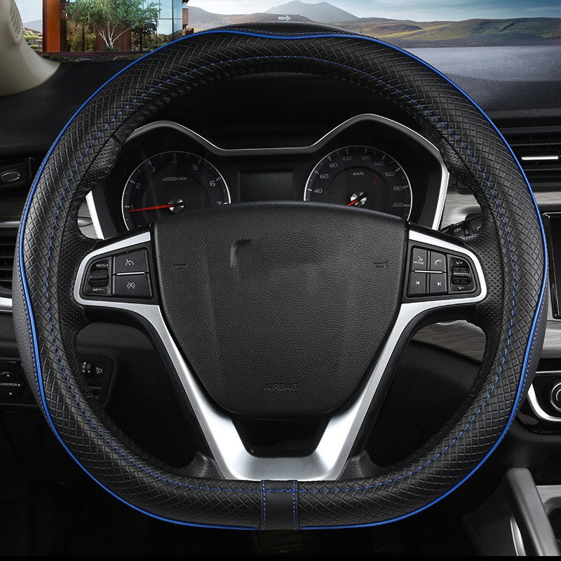 Plush Steering Wheel Cover – Round or D-Shape, 38cm – image 4