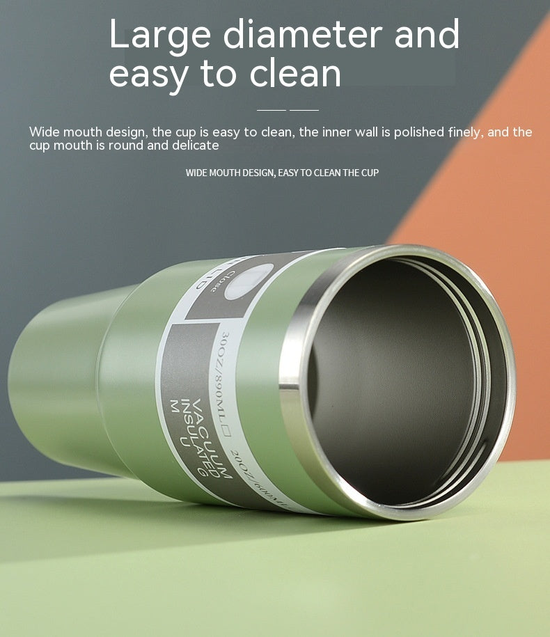 30oz Stainless Steel Travel Tumbler with Handle – image 2