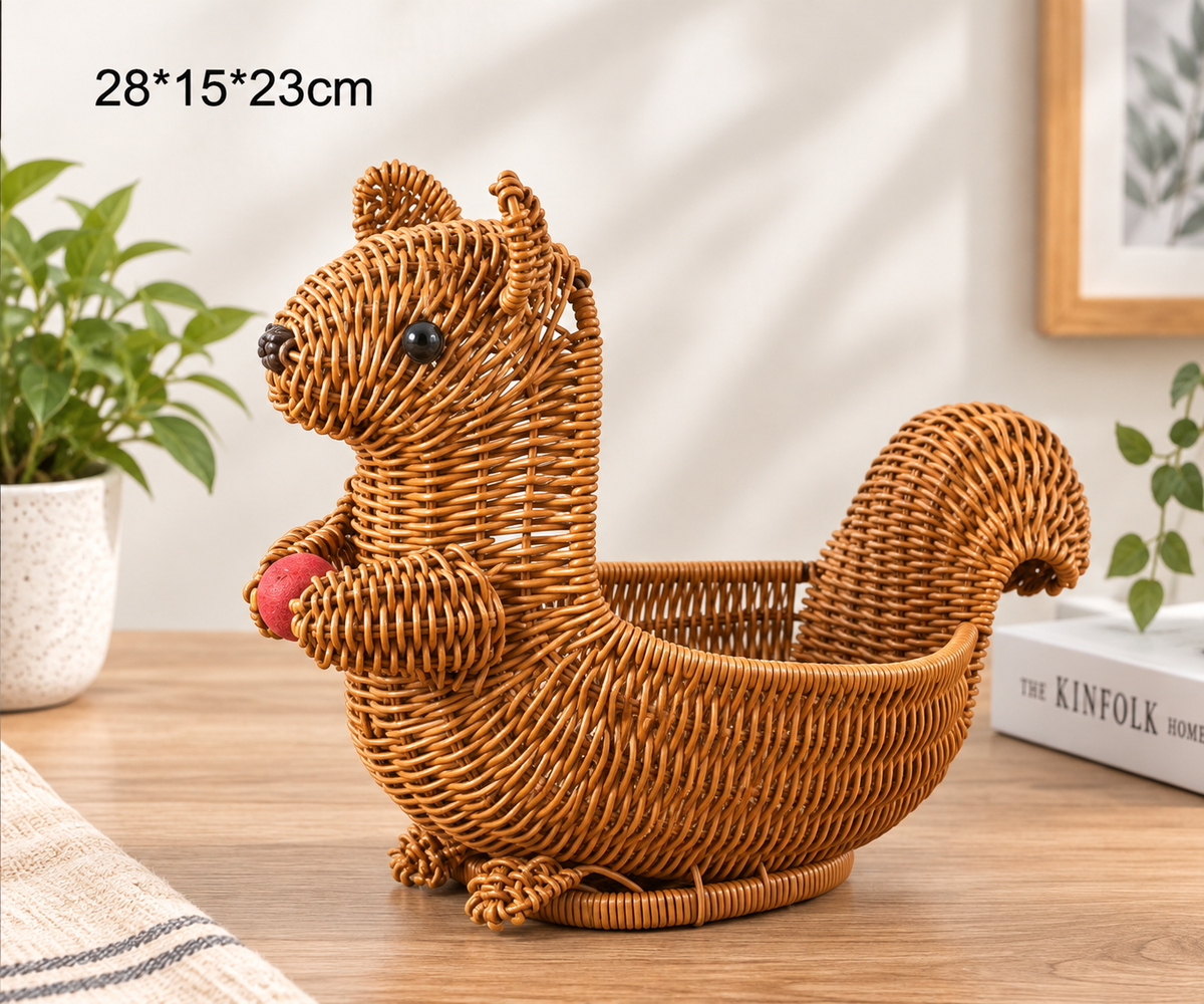 Animal-Shaped Storage Basket