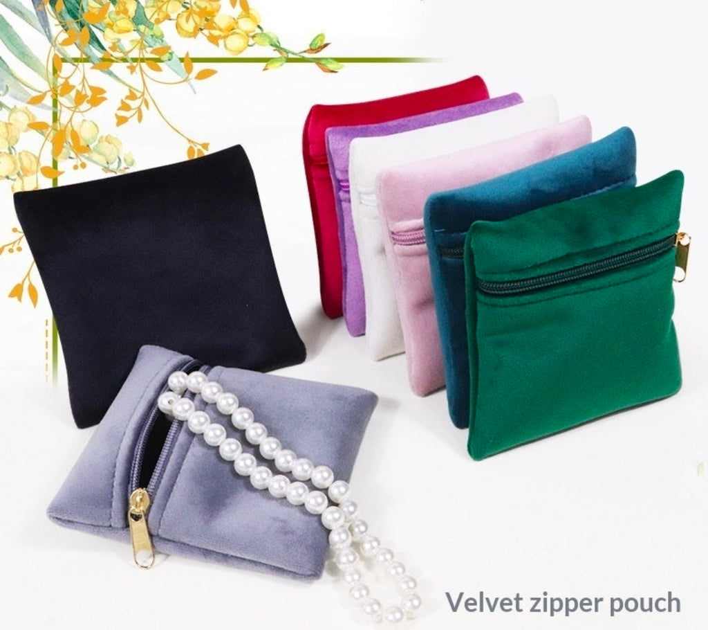 Velvet Jewellery Storage Pouch