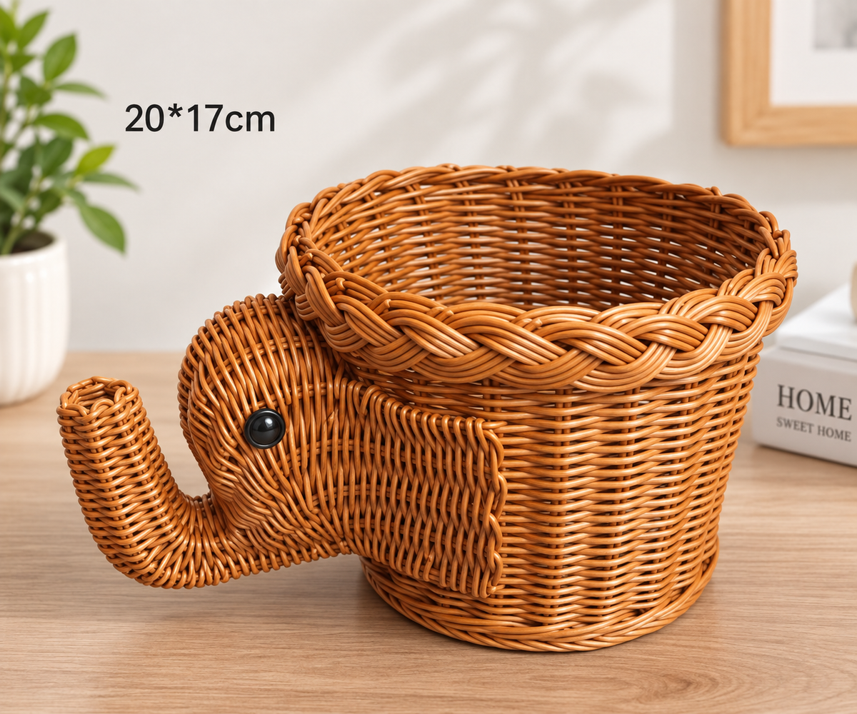 Animal-Shaped Storage Basket