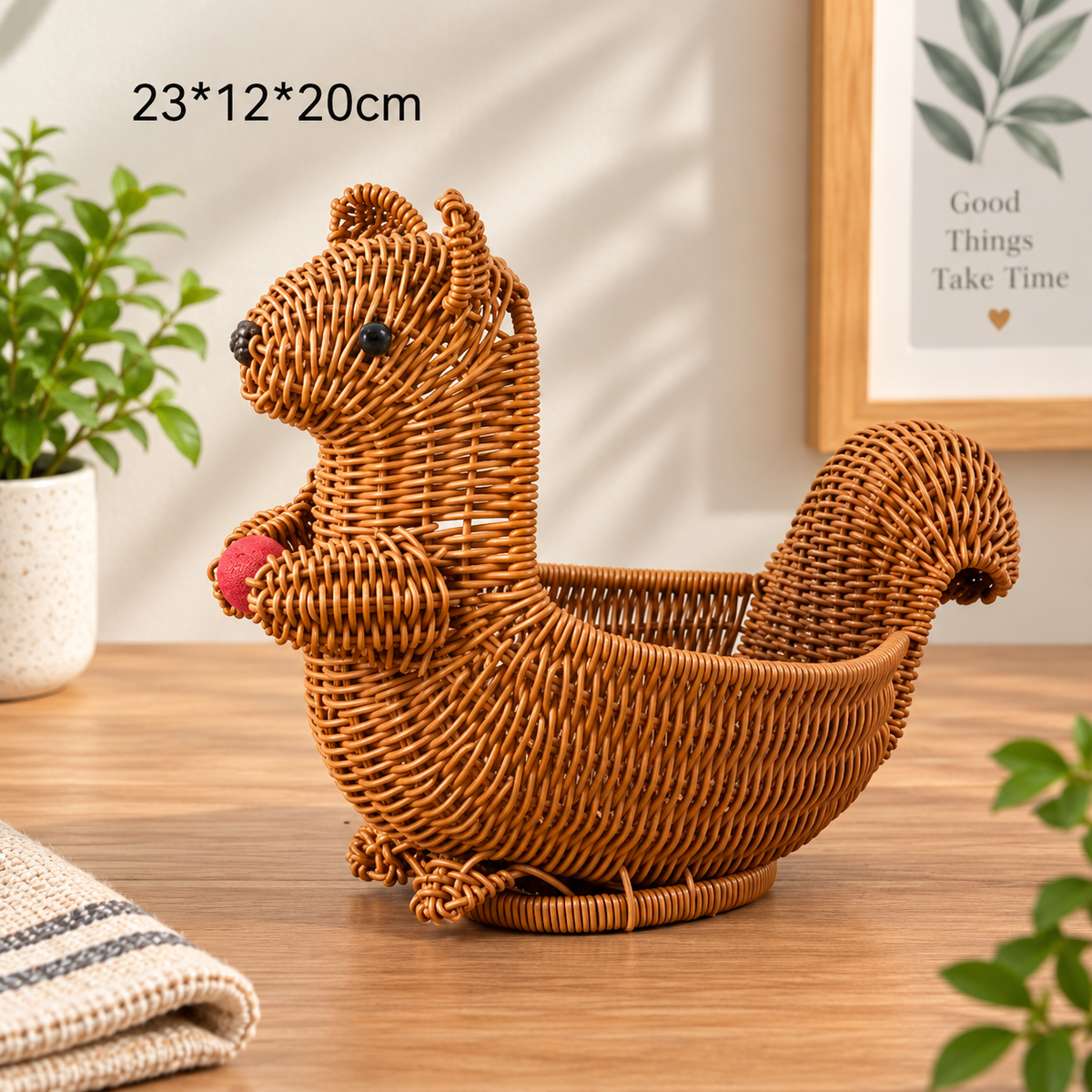 Animal-Shaped Storage Basket