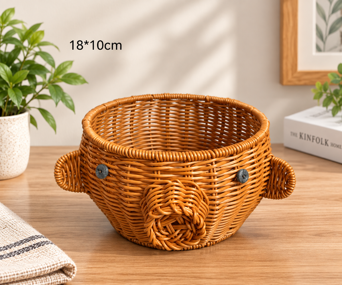 Animal-Shaped Storage Basket