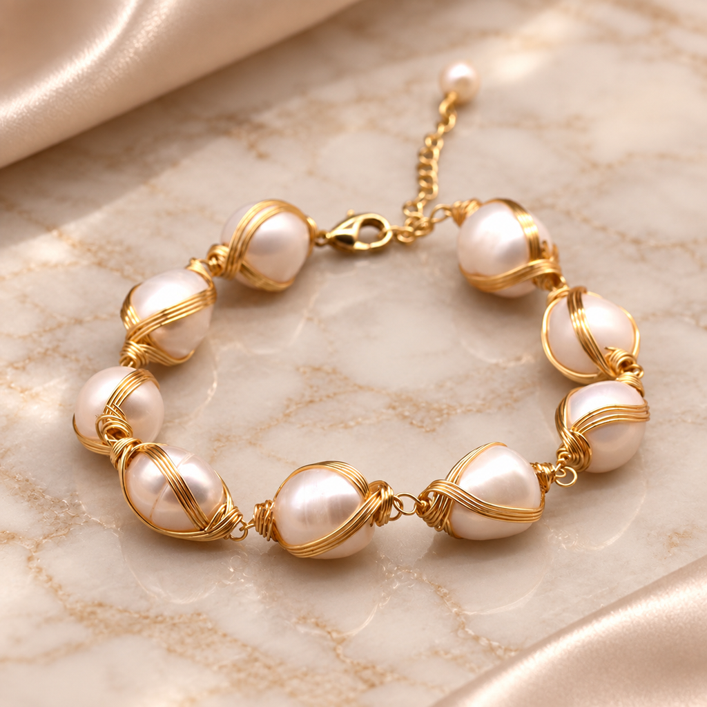 Freshwater Pearl Winding Bracelet