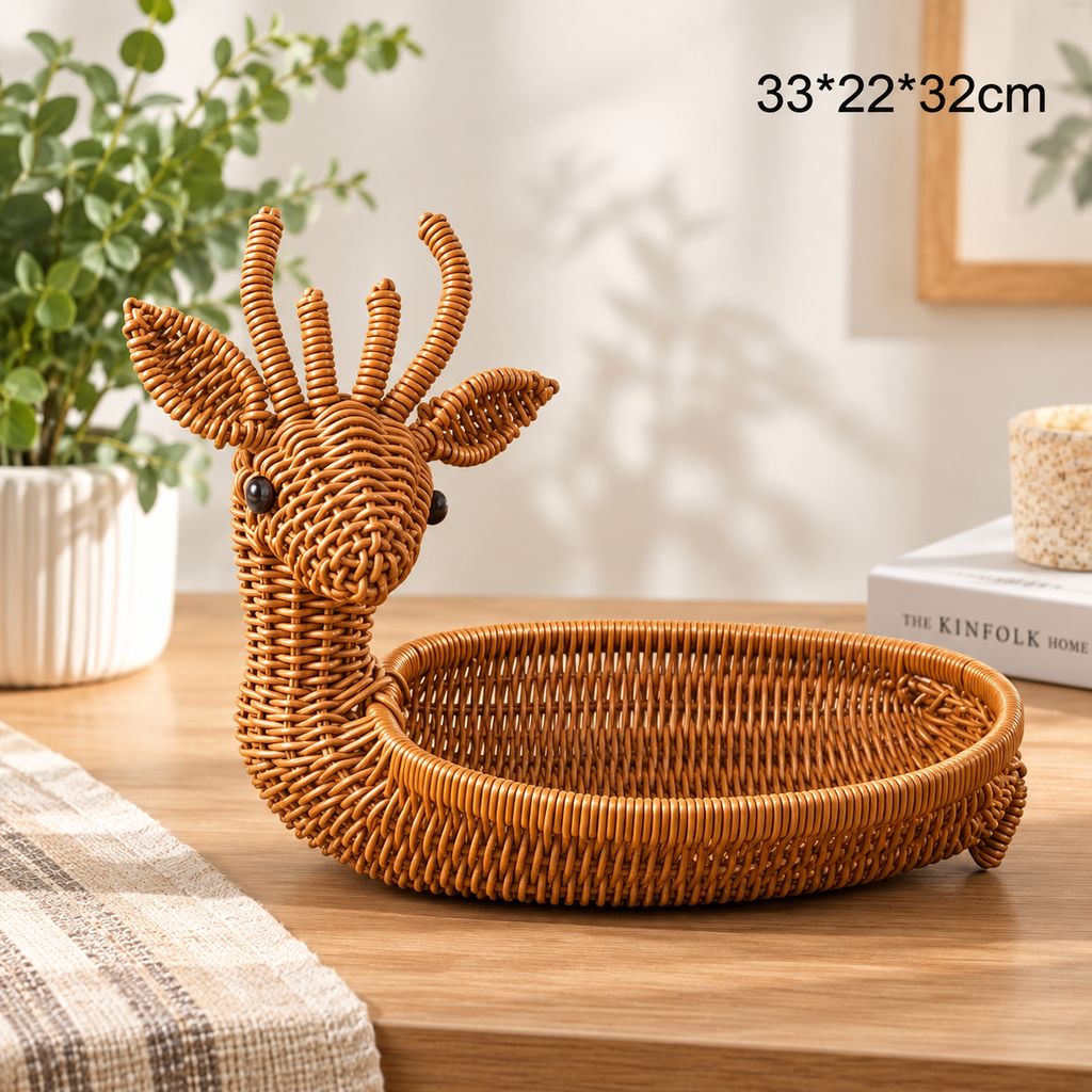 Animal-Shaped Storage Basket