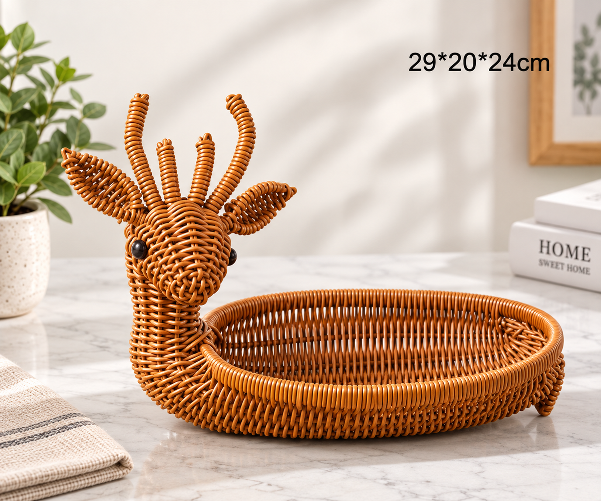 Animal-Shaped Storage Basket